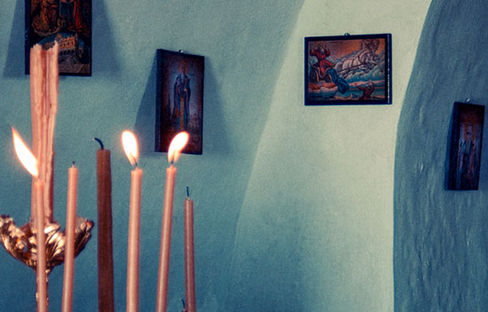 Candles, Tinos Greece